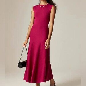 NWT J Crew Merino Wool Midi Dress